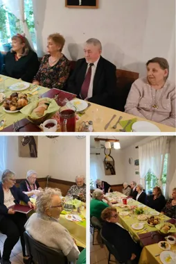 Wielkanocny stół w Dziennym Domu Senior+ w Chełmie połączył rozmowy i wspomnienia