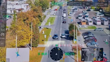 Dron nad ulicami Chełma. Policjanci ujawnili 14 wykroczeń